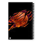 Girls Love Bsktball Spiral notebook