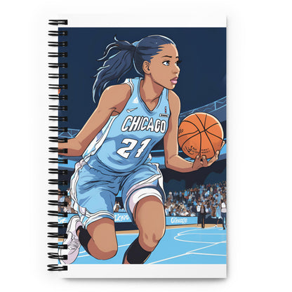 Basketball Spiral notebook