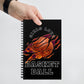 Girls Love Bsktball Spiral notebook