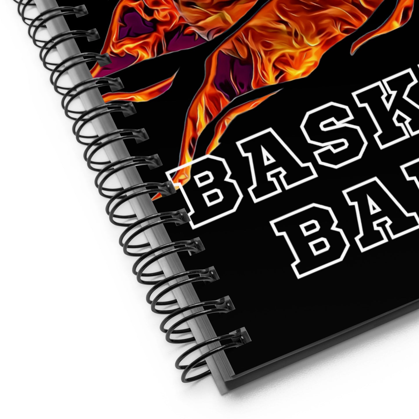 Girls Love Bsktball Spiral notebook