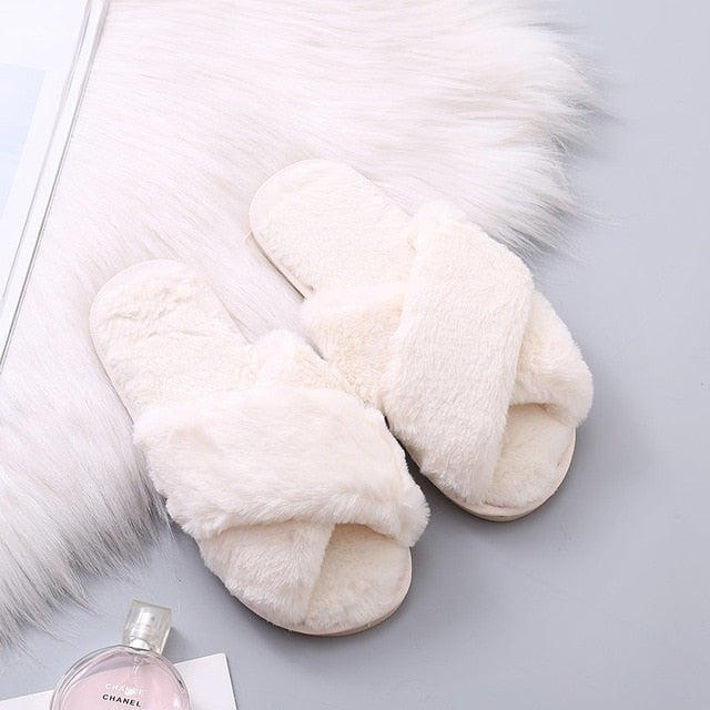 Fluffy Slippers - Multi Styles